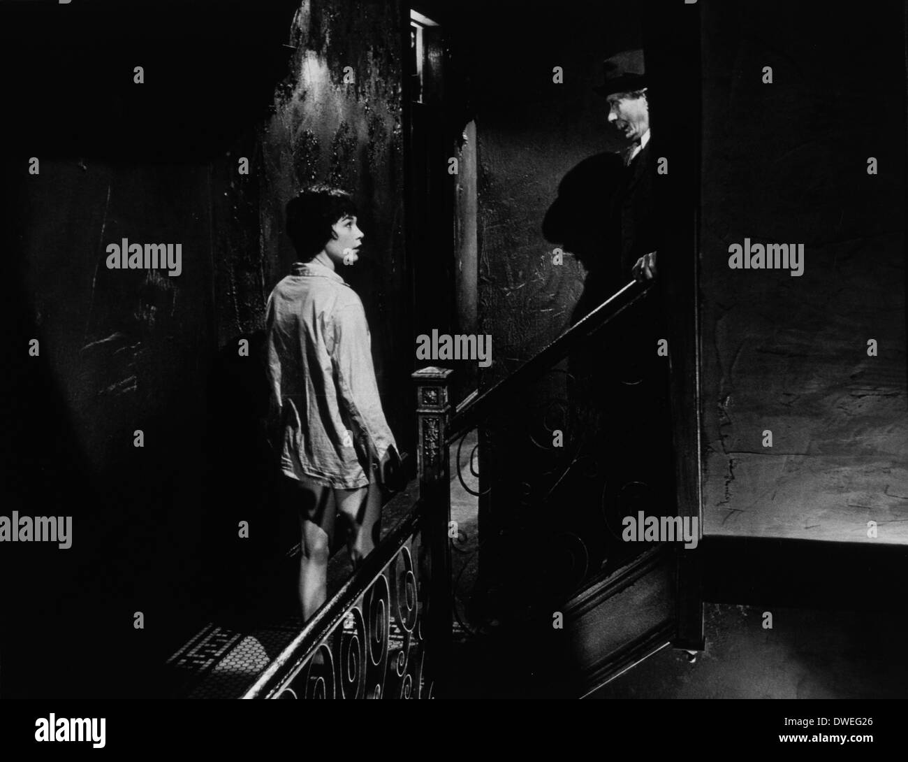 Shirley MacLaine, sur-ensemble du film, 'l'appartement', 1960 Banque D'Images