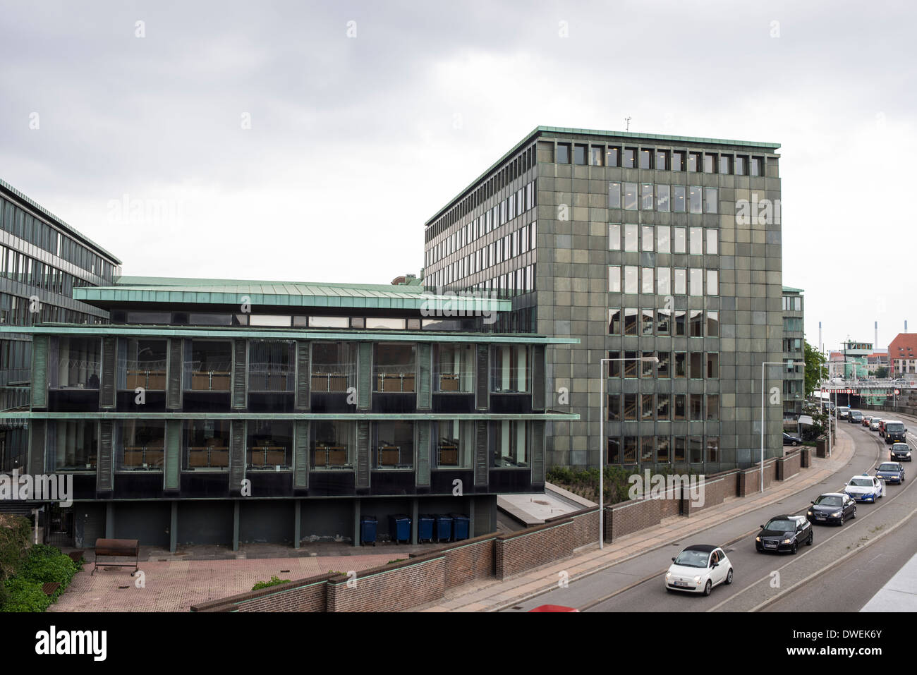 Le trafic de banlieue, Copenhague Banque D'Images