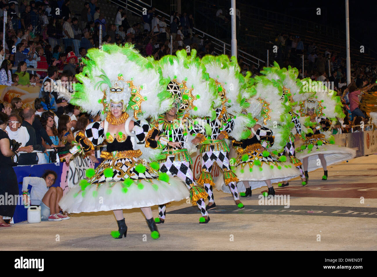 Danseuses à Carnaval, Buenos Aires Banque D'Images