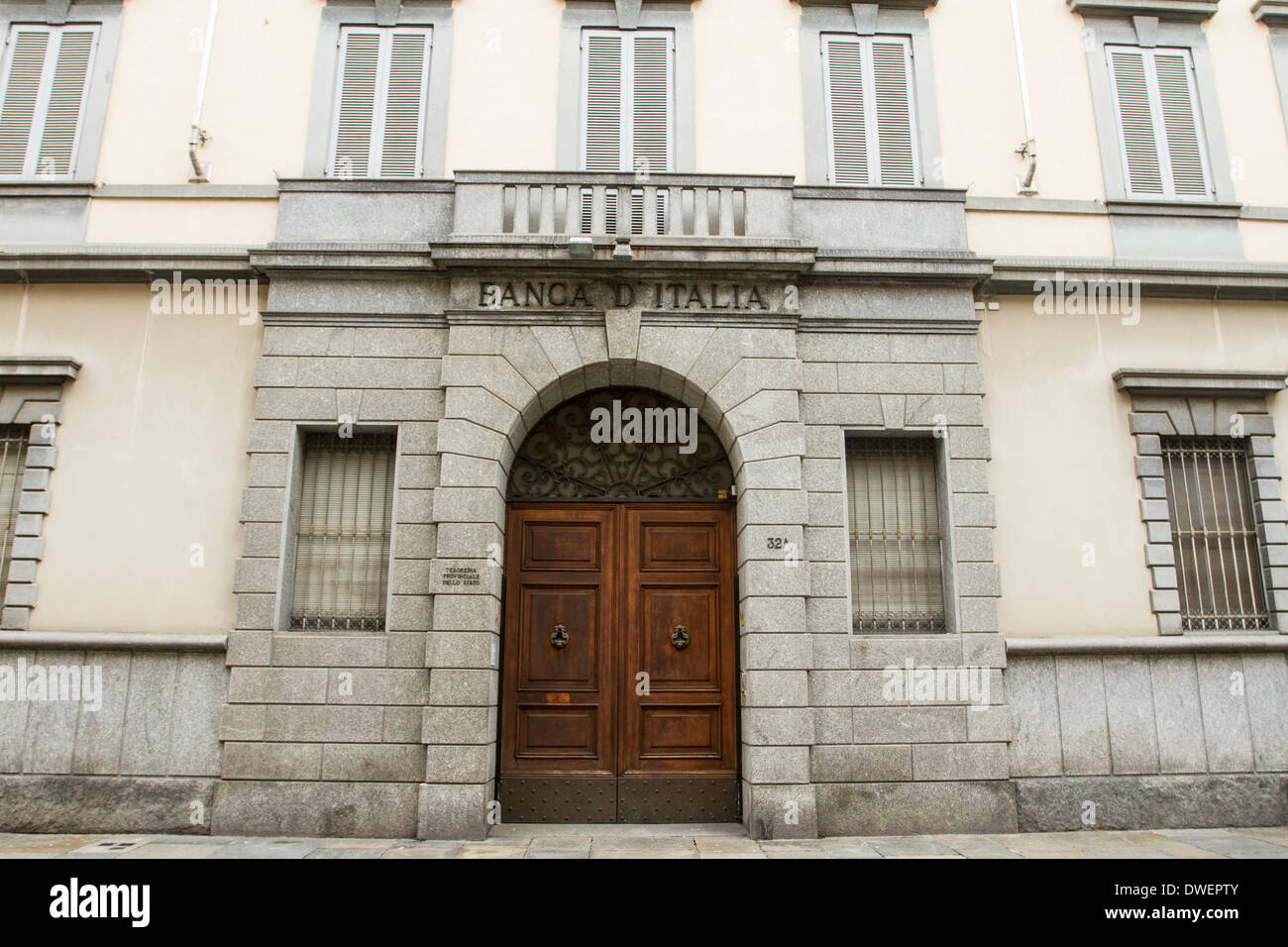 Banque italienne, Parme, Emilie-Romagne, Italie Banque D'Images