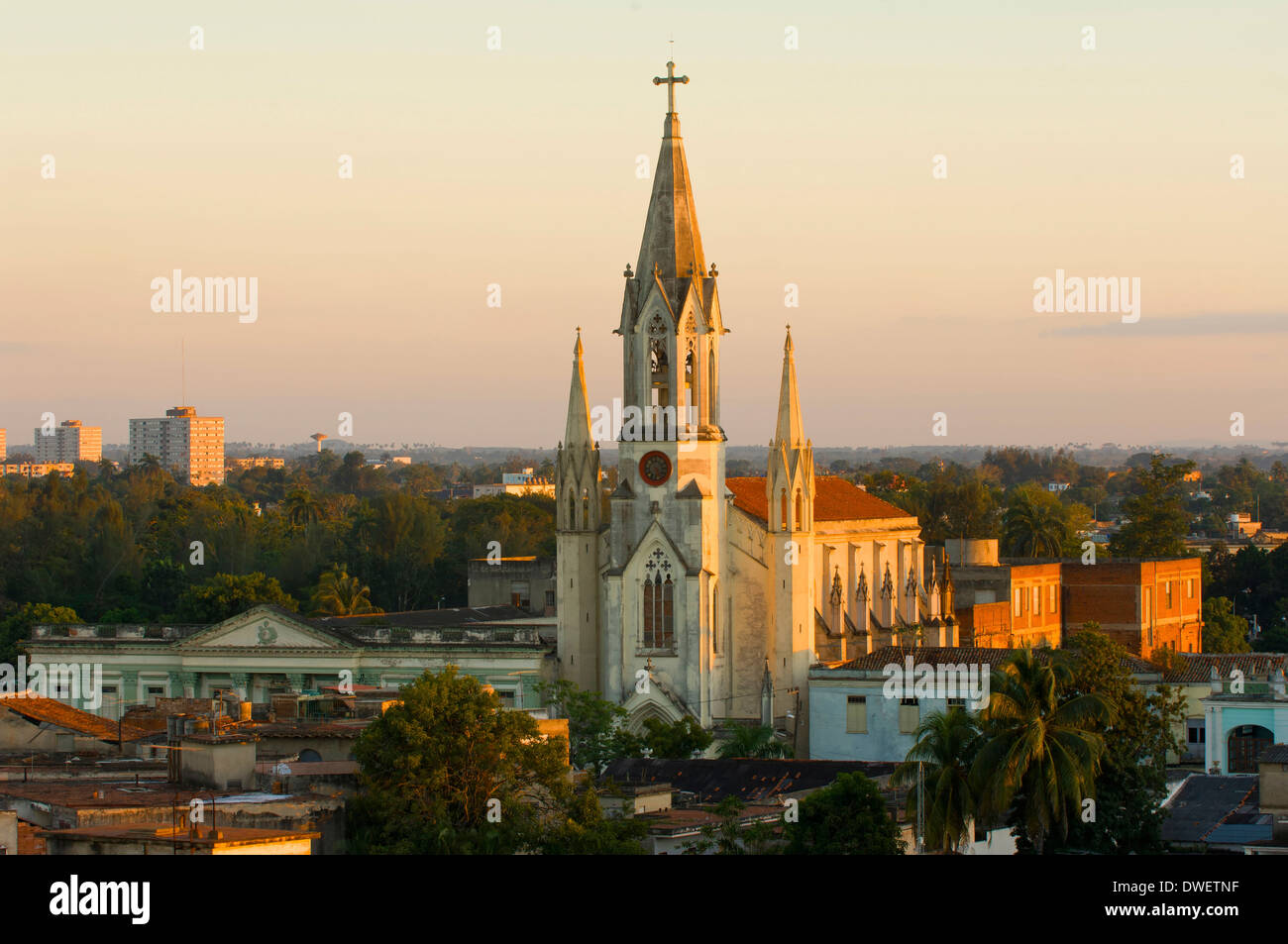 Sagrada Corazon Iglesia, Camagüey Banque D'Images