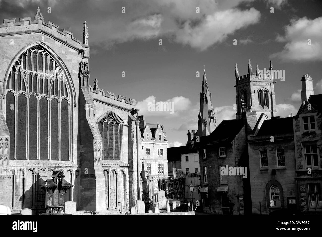 Église St Marys, Stamford Town, Lincolnshire, Angleterre, RU Banque D'Images