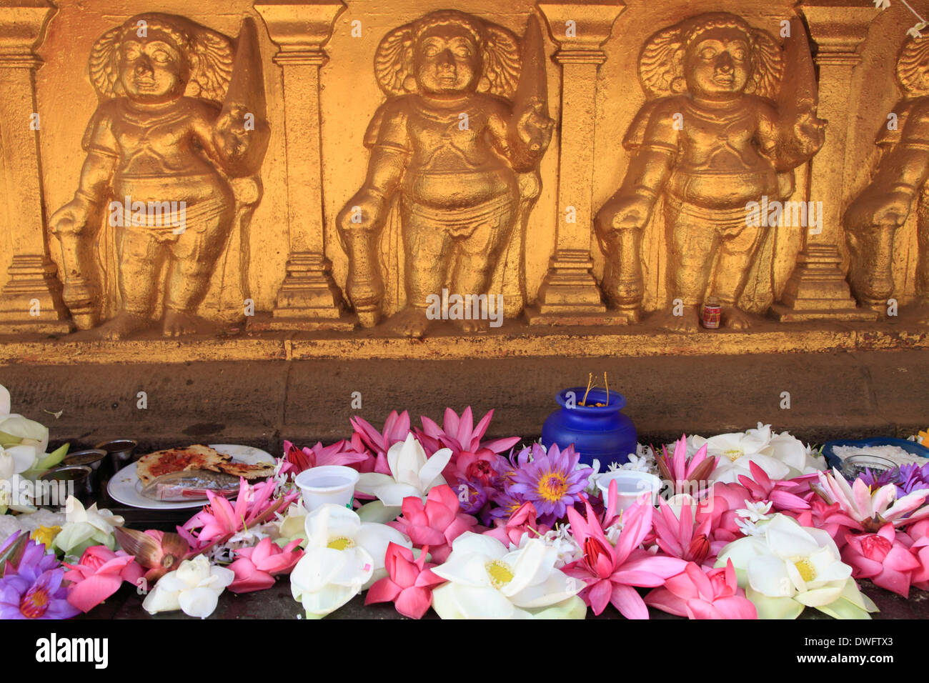 Sri Lanka, Colombo, Kelaniya Raja Maha Vihara, temple bouddhiste Photo Stock Alamy