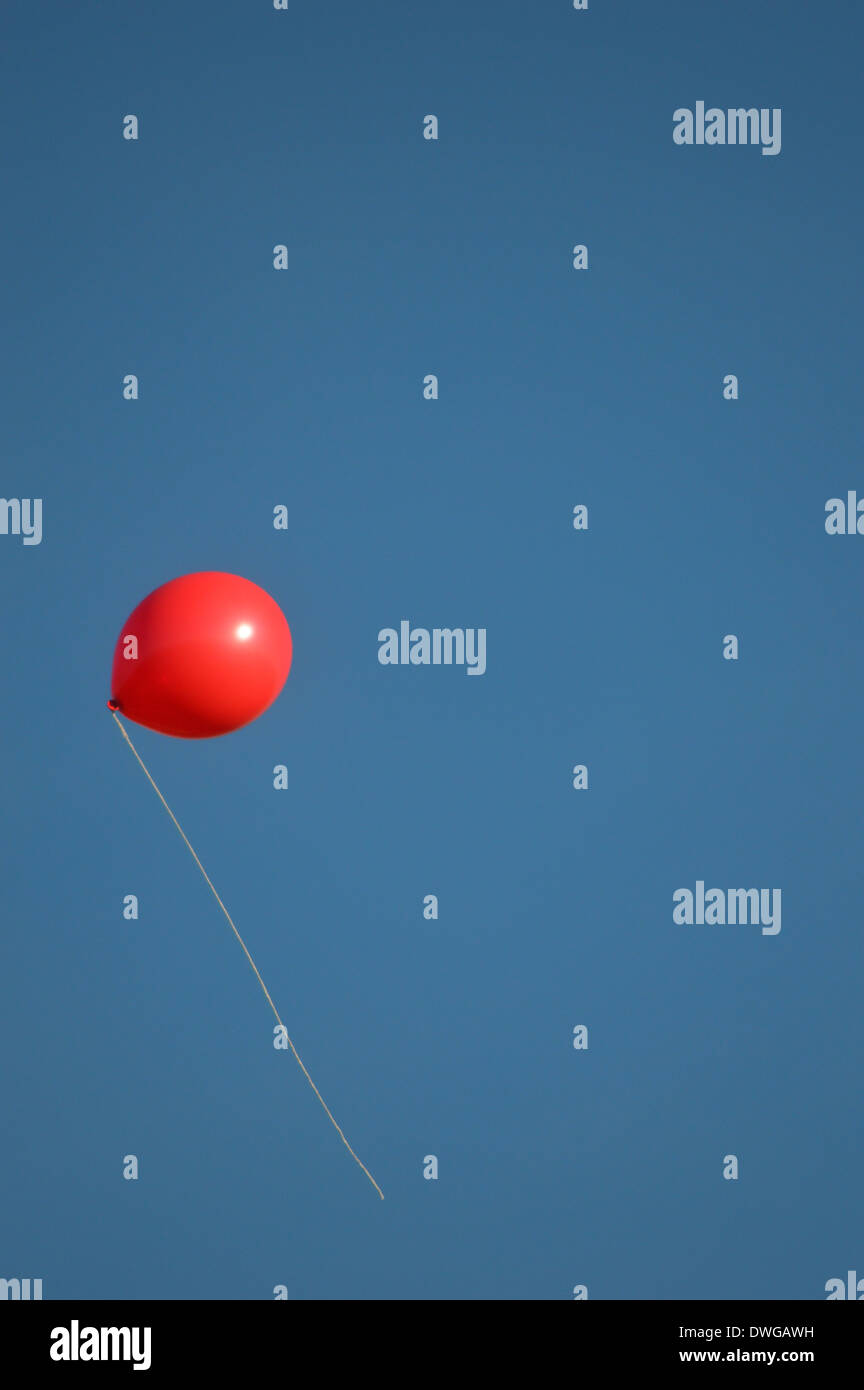 Ballon rouge Banque D'Images