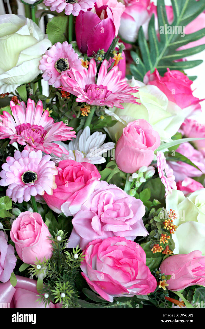 Magnifique bouquet prêt pour l'occasion spéciale. Banque D'Images