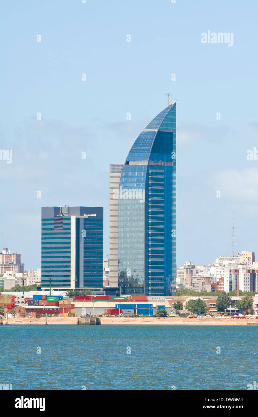 Skyline, Montevideo Banque D'Images