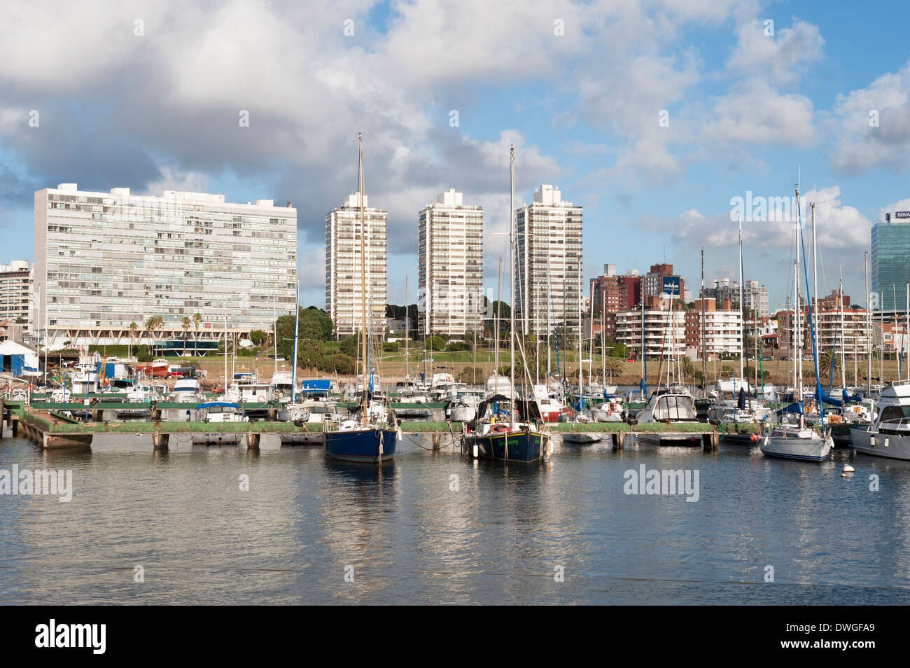 Marina, Montevideo Banque D'Images
