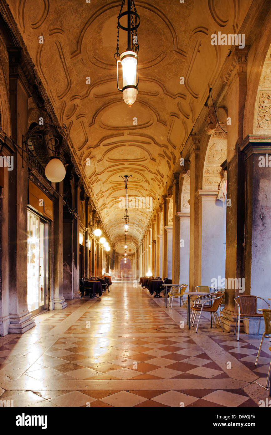 Bibliothèque Marcienne à Piazetta San Marco, Venise, la Biblioteca Nazionale Marciana, Venise Banque D'Images