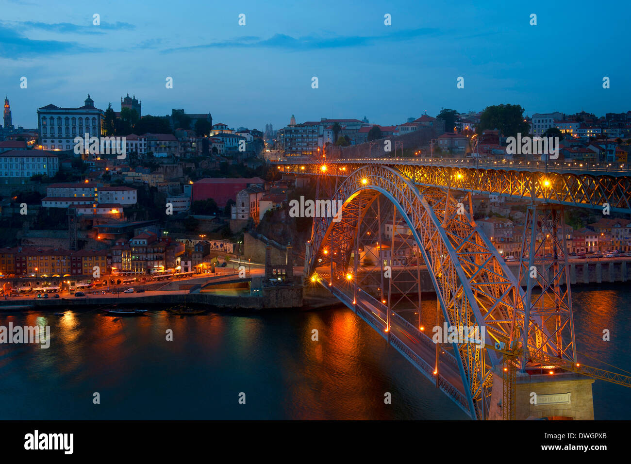 Ponte Dom Luis I, Porto Banque D'Images