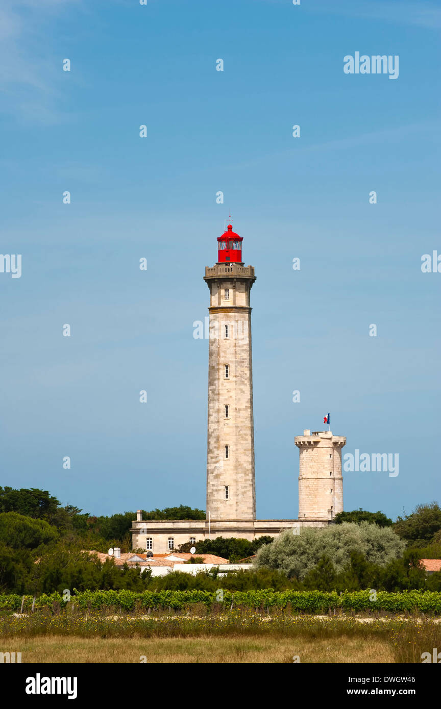 Phare des Baleines, Saint Clement des Baleines Banque D'Images