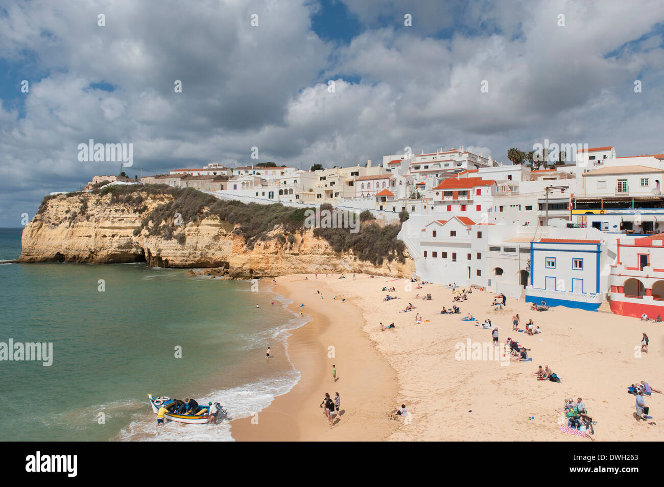 Praia do Carvoeiro, Lagoa Banque D'Images