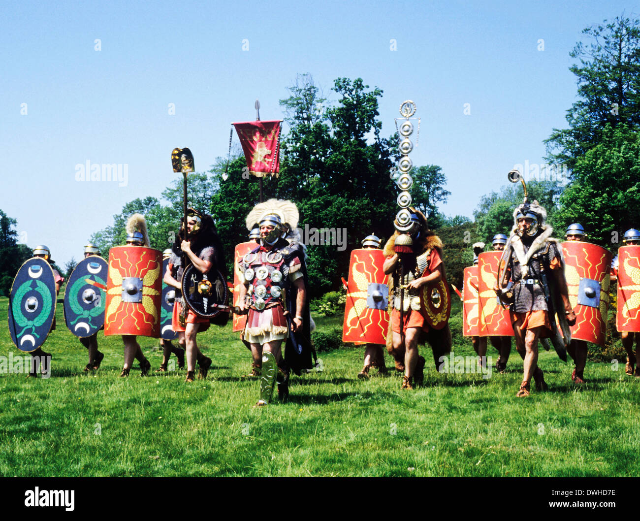 Marche de l'armée romaine Photo Stock - Alamy