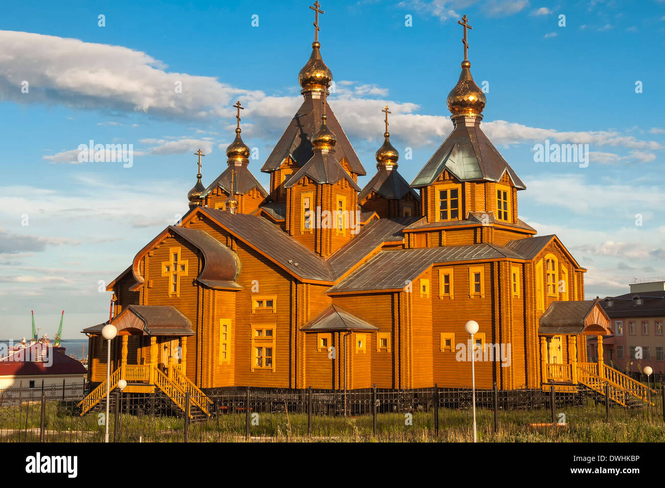 - Anadyr cathédrale de la Sainte Trinité Banque D'Images