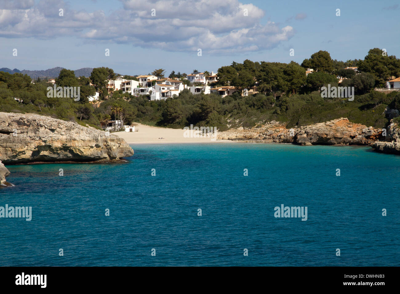 Espagne Majorque Cala Anguila Côte est Côte est près de Portocristo Îles Baléares Espagne Banque D'Images