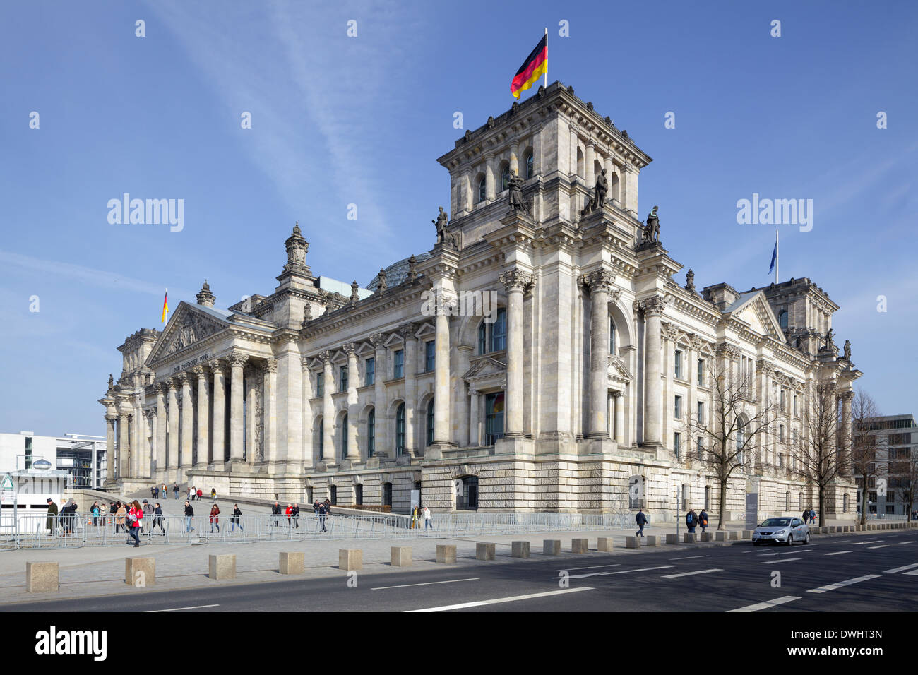 Bundestag du Reichstag, Berlin, Allemagne Banque D'Images