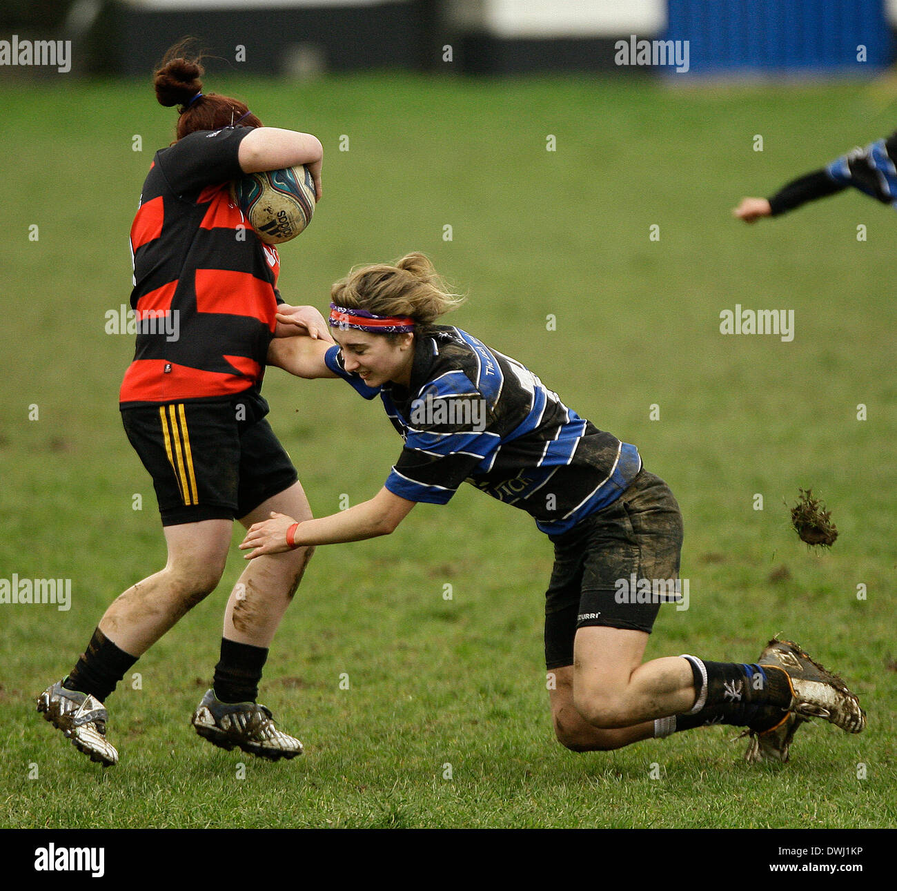 9 mars 2014 : RUGBY Wexford renardes v Tullamore, joué à Park Lane, Wexford renardes Rugby Club, Wexford. Photos Michael Cullen/irlandais Photo.org Banque D'Images