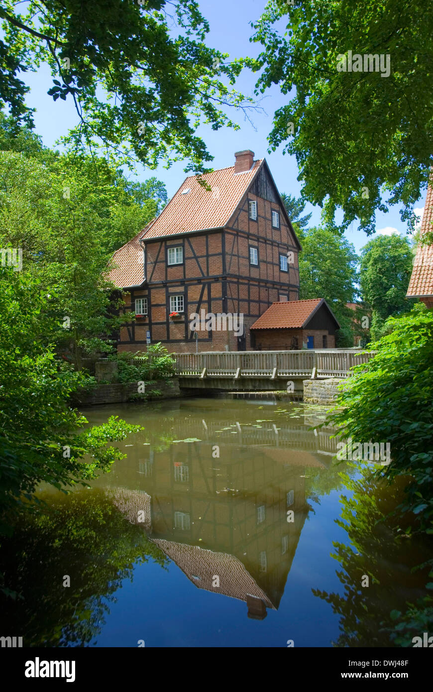 Moulin à eau, Wienhausen Banque D'Images