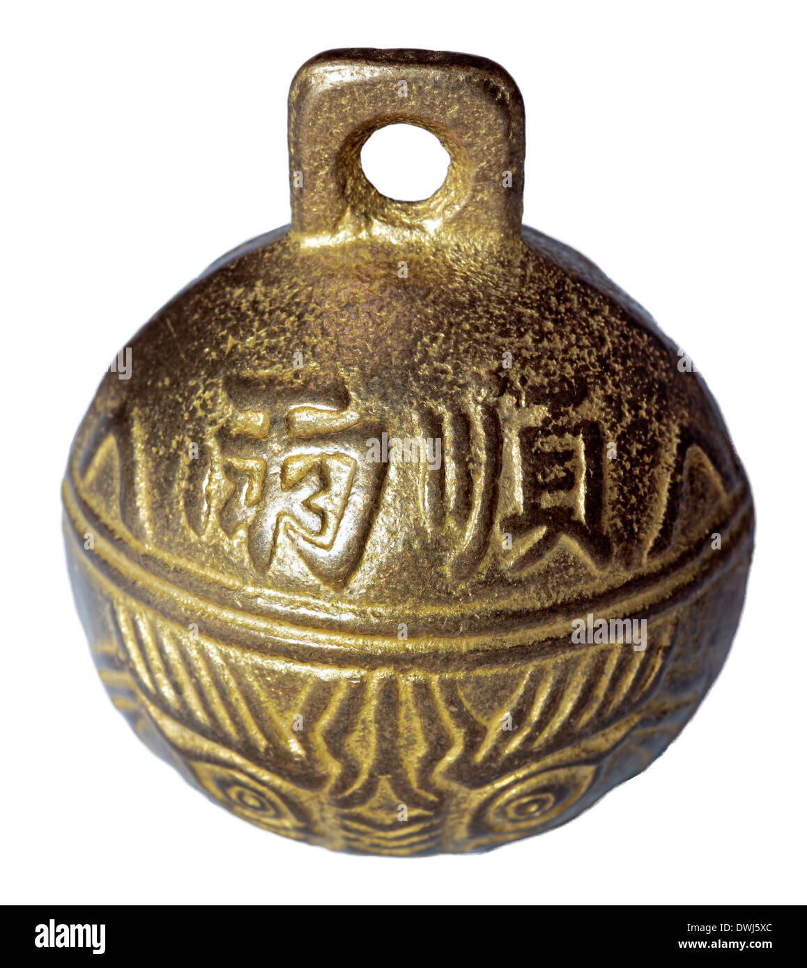 Bronze traditionnel de Bell, de la Chine, de l'élevage La région autonome ouïghoure du Xinjiang Banque D'Images