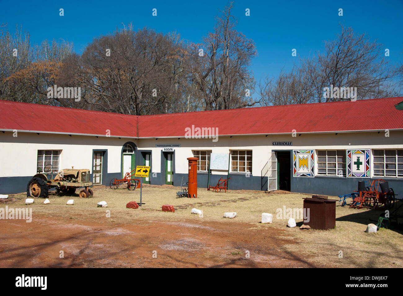 Museum village, Botshabelo Banque D'Images
