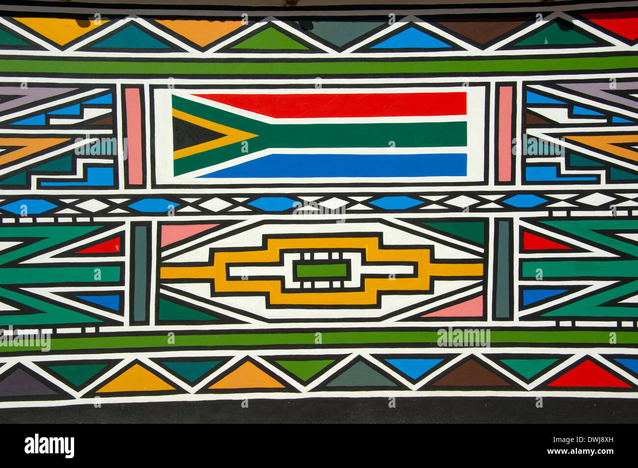 Museum village, Botshabelo Banque D'Images
