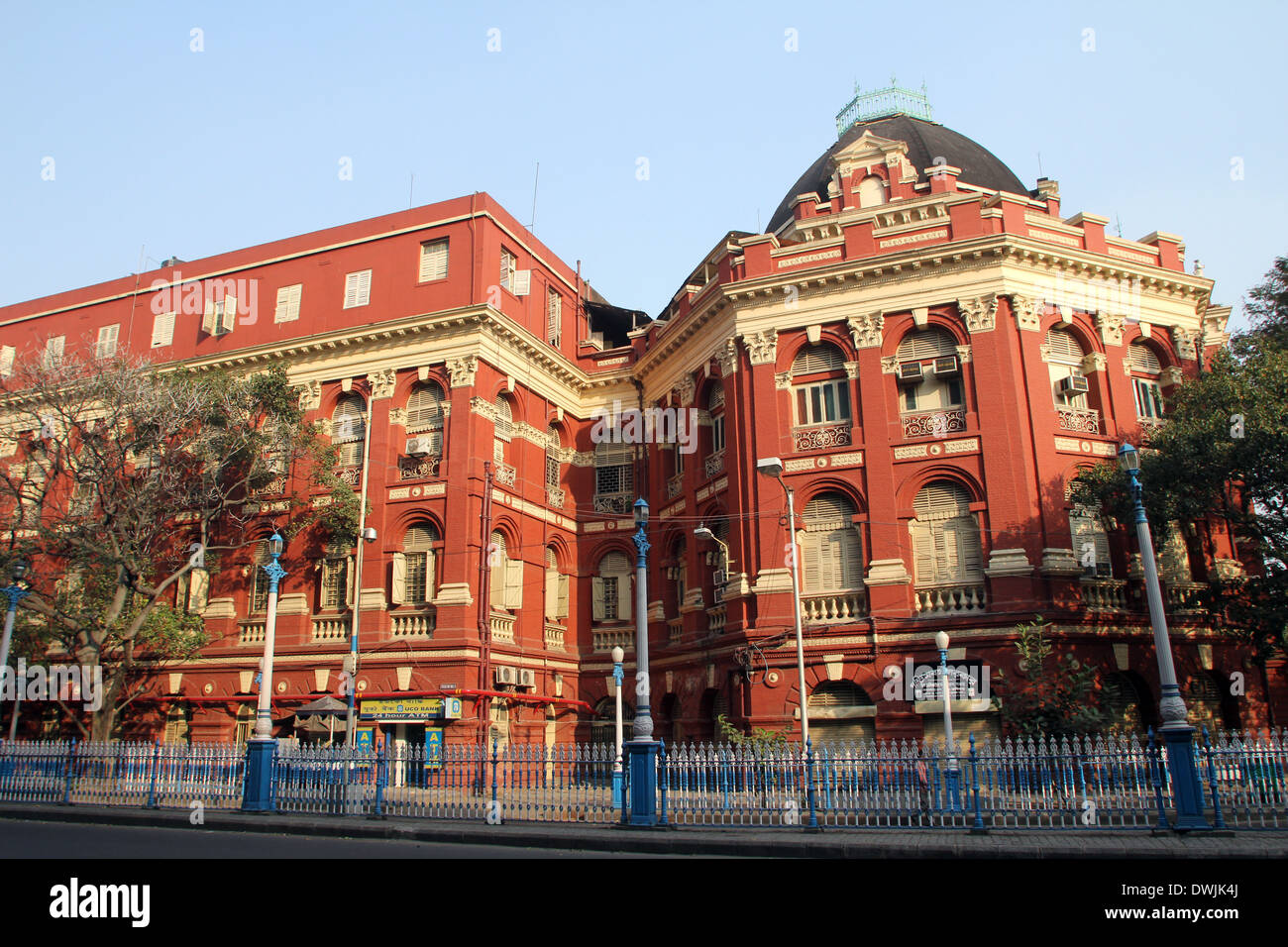 B.B.D. Bagh - le centre d'affaires de Calutta / Kolkata, Inde le 25 novembre 2012 Banque D'Images