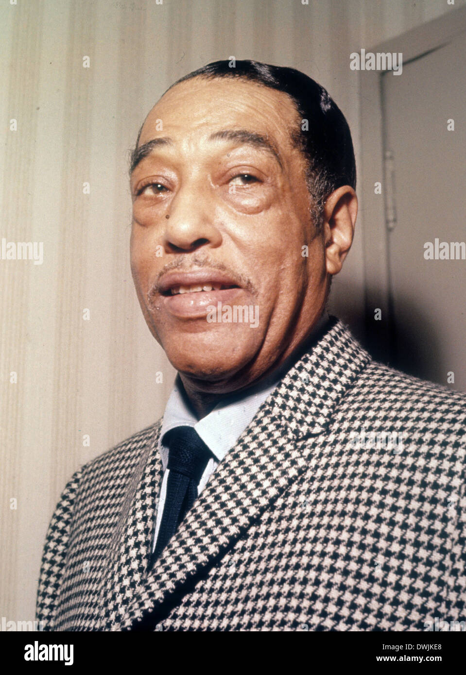 DUKE ELLINGTON (1899-1974) musicien de jazz américain à propos de 1958 Banque D'Images