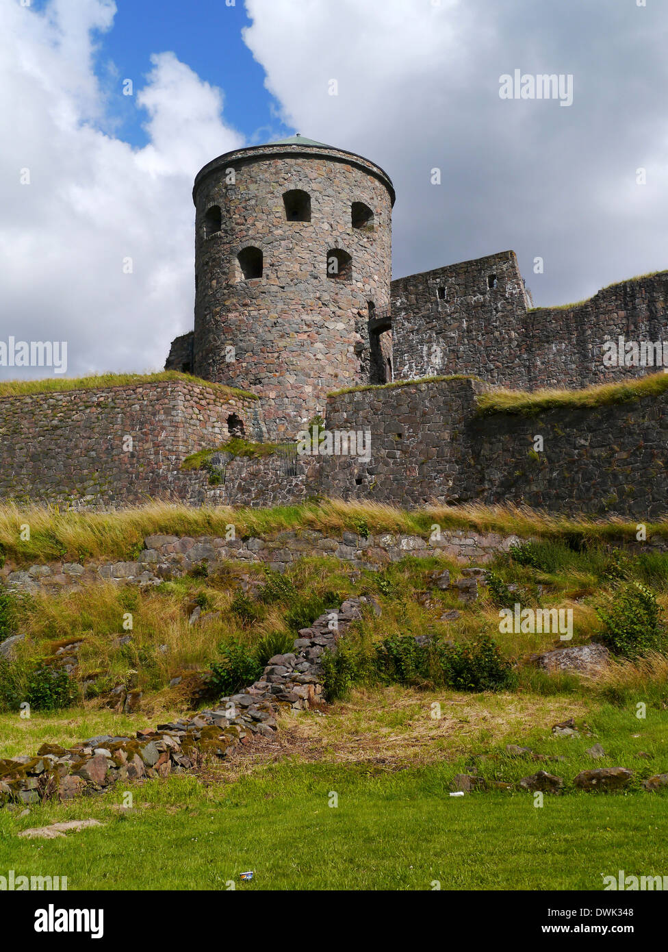 La forteresse de bohus, Västra Götalands län, haarlemmermeer, bohuslän, Suède Banque D'Images