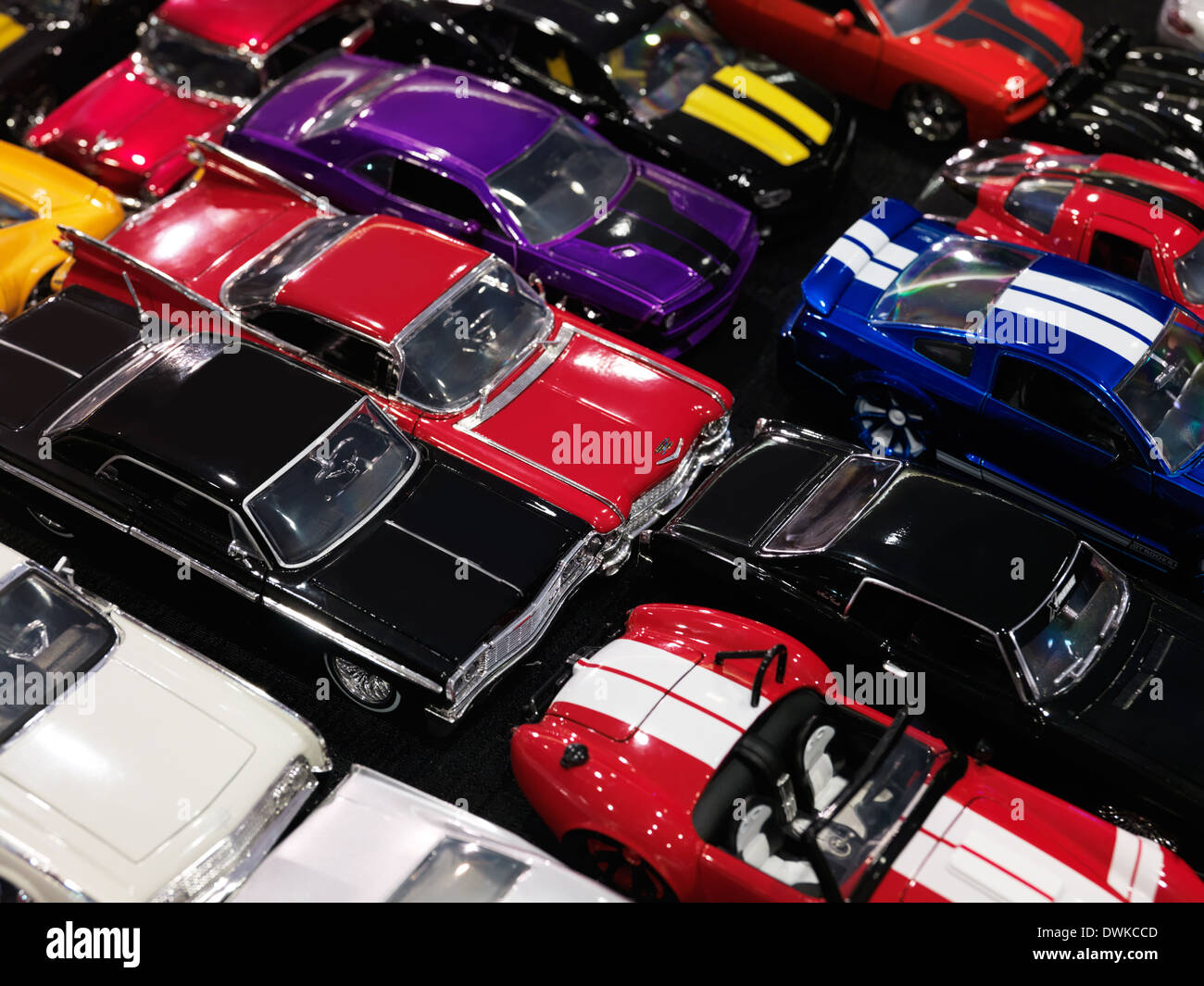 Diecast toy modèles de voiture, et de voitures de sport classique Banque D'Images