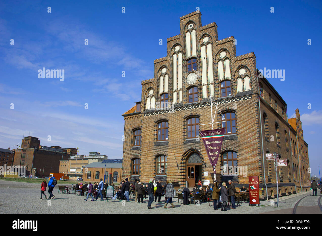 Custom house, Wismar Banque D'Images