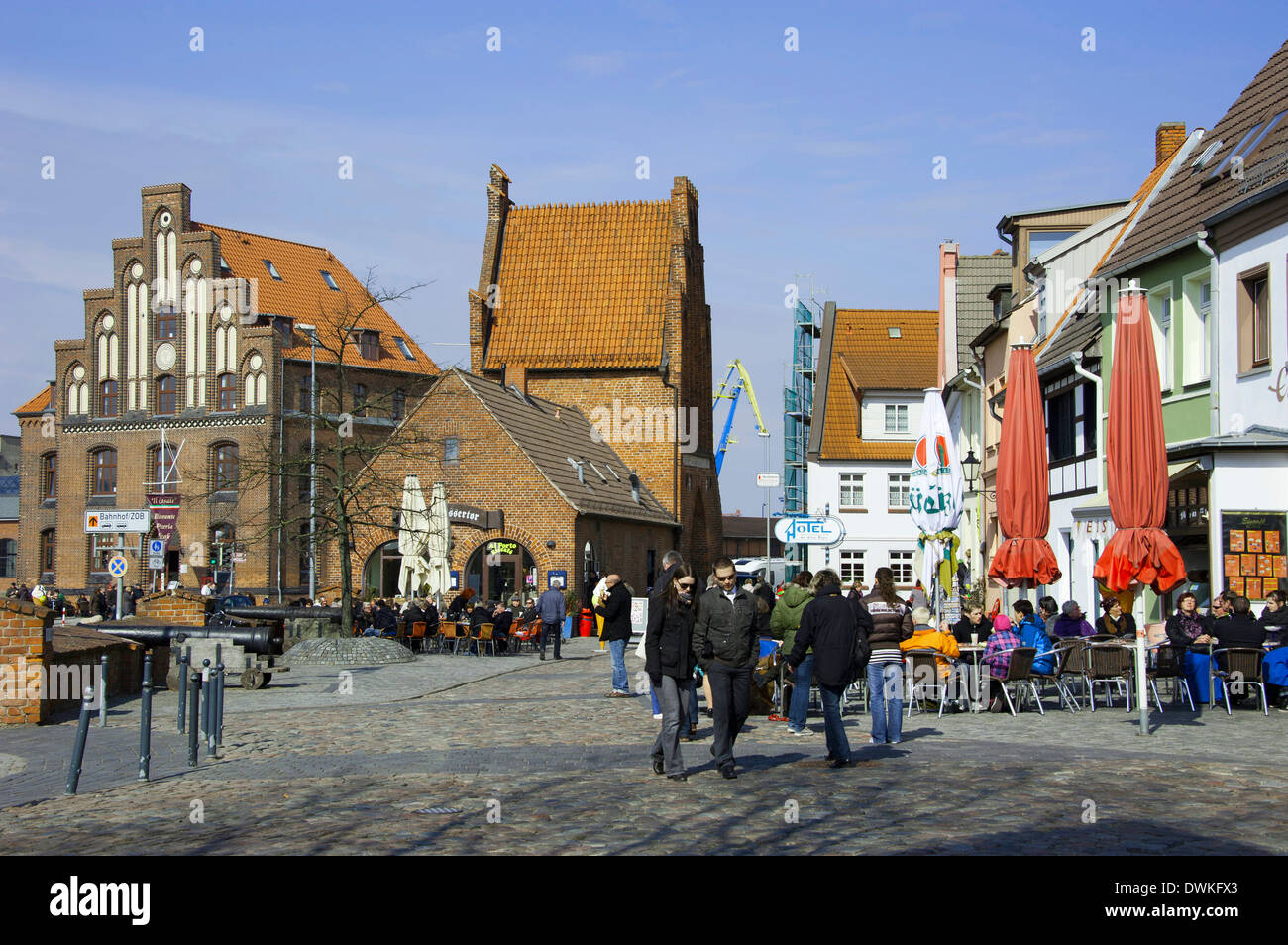 Custom house, Wismar Banque D'Images