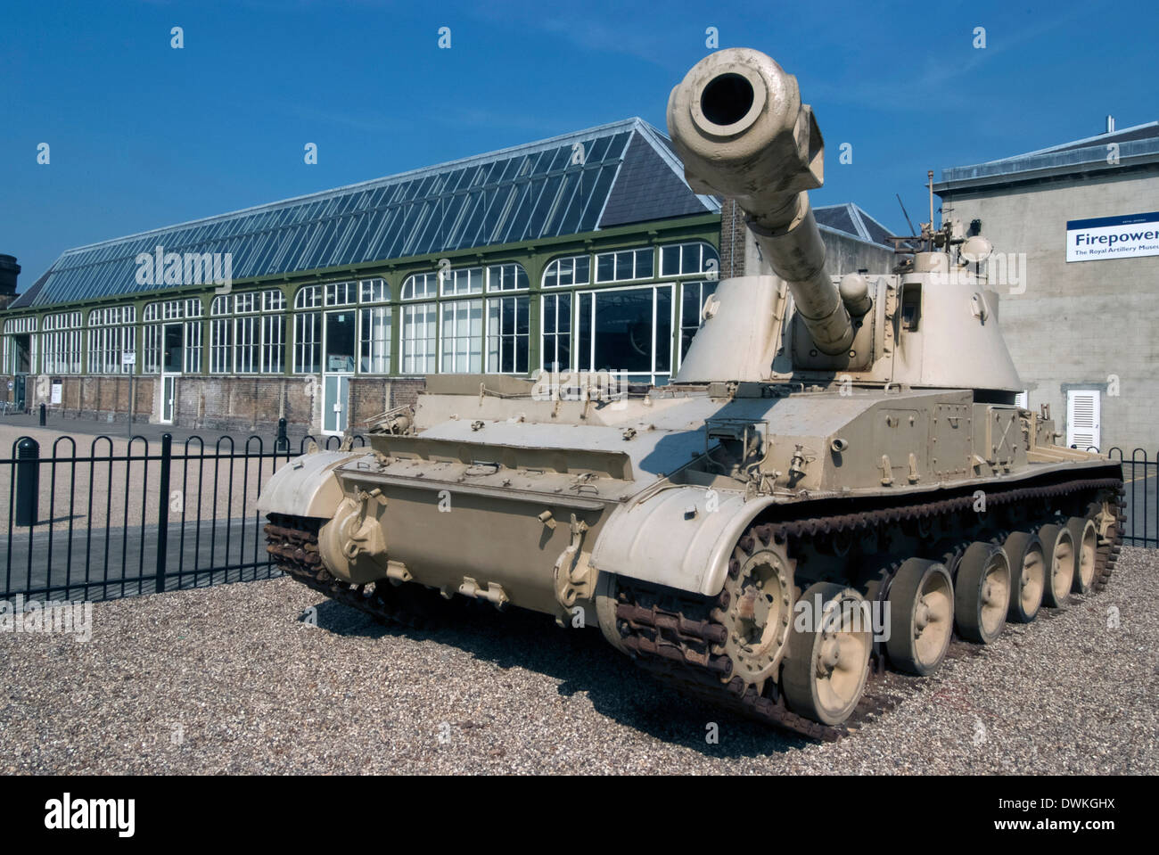 Réservoir, Woolwich Arsenal Military Museum, London, SE18, en Angleterre, Royaume-Uni, Europe Banque D'Images