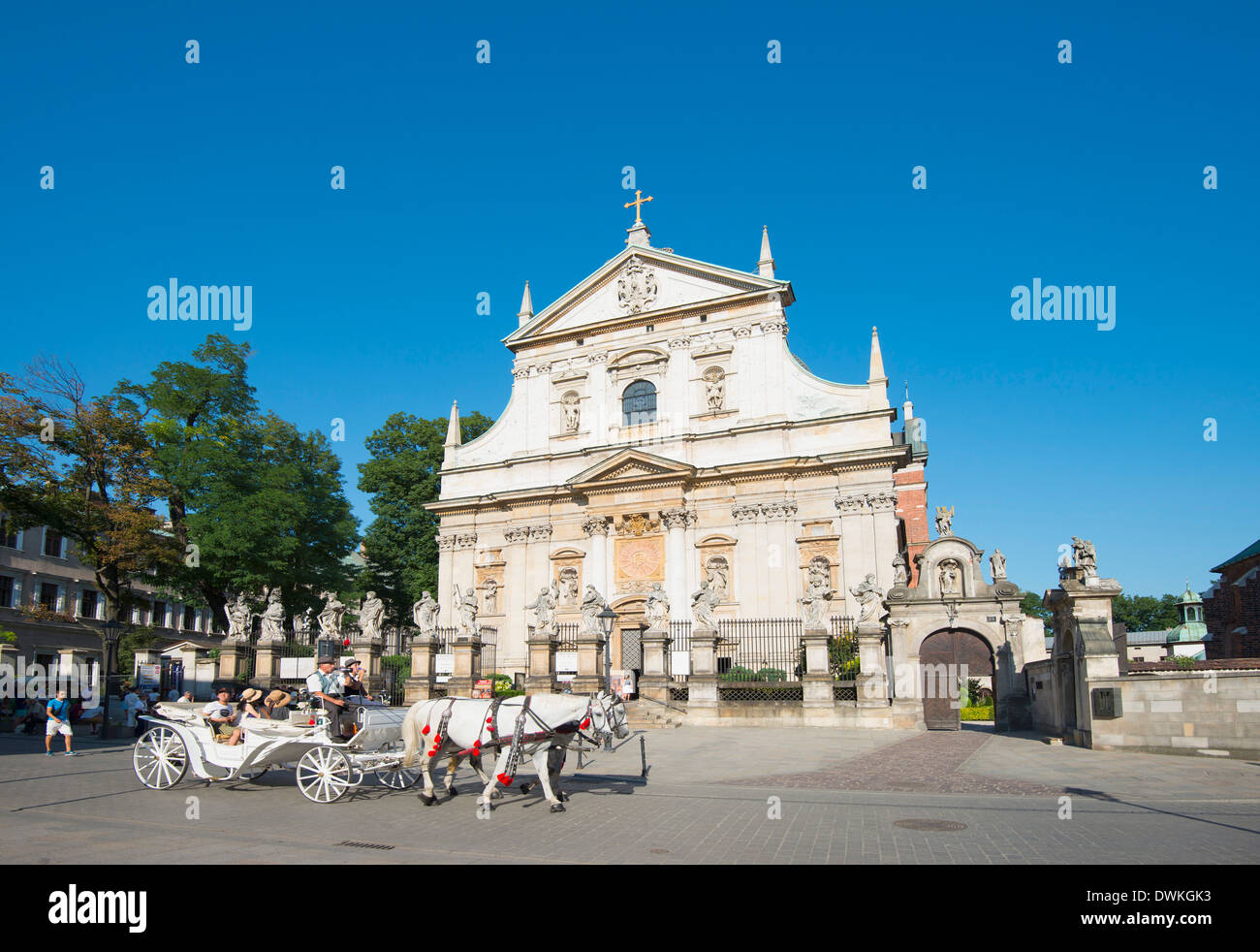 Saint Pierre et Saint Paul's Church, Site du patrimoine mondial de l'UNESCO, Cracovie, Pologne, Europe, Malopolska Banque D'Images