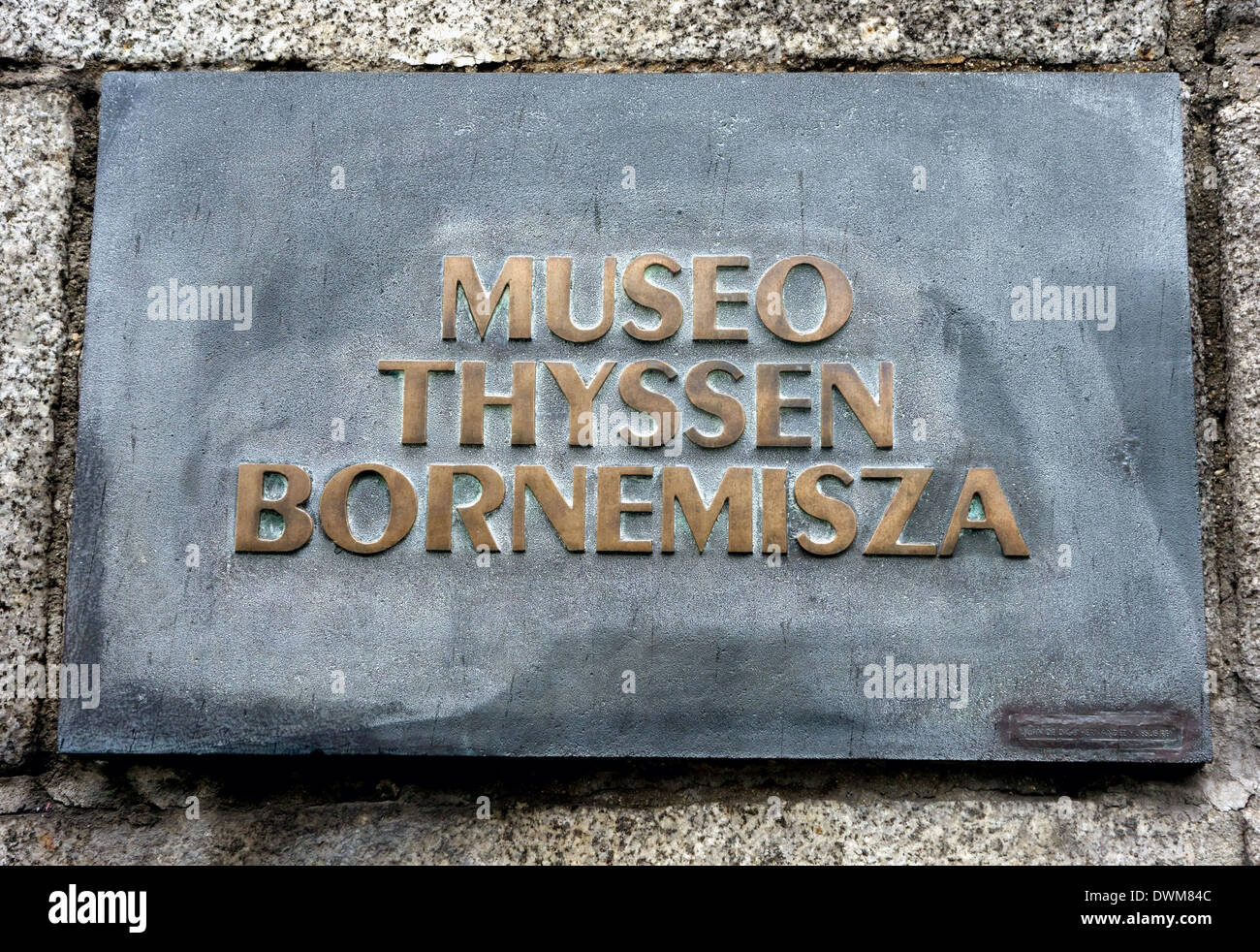 Musée Thyssen-Bornemisza à Madrid, Espagne Banque D'Images