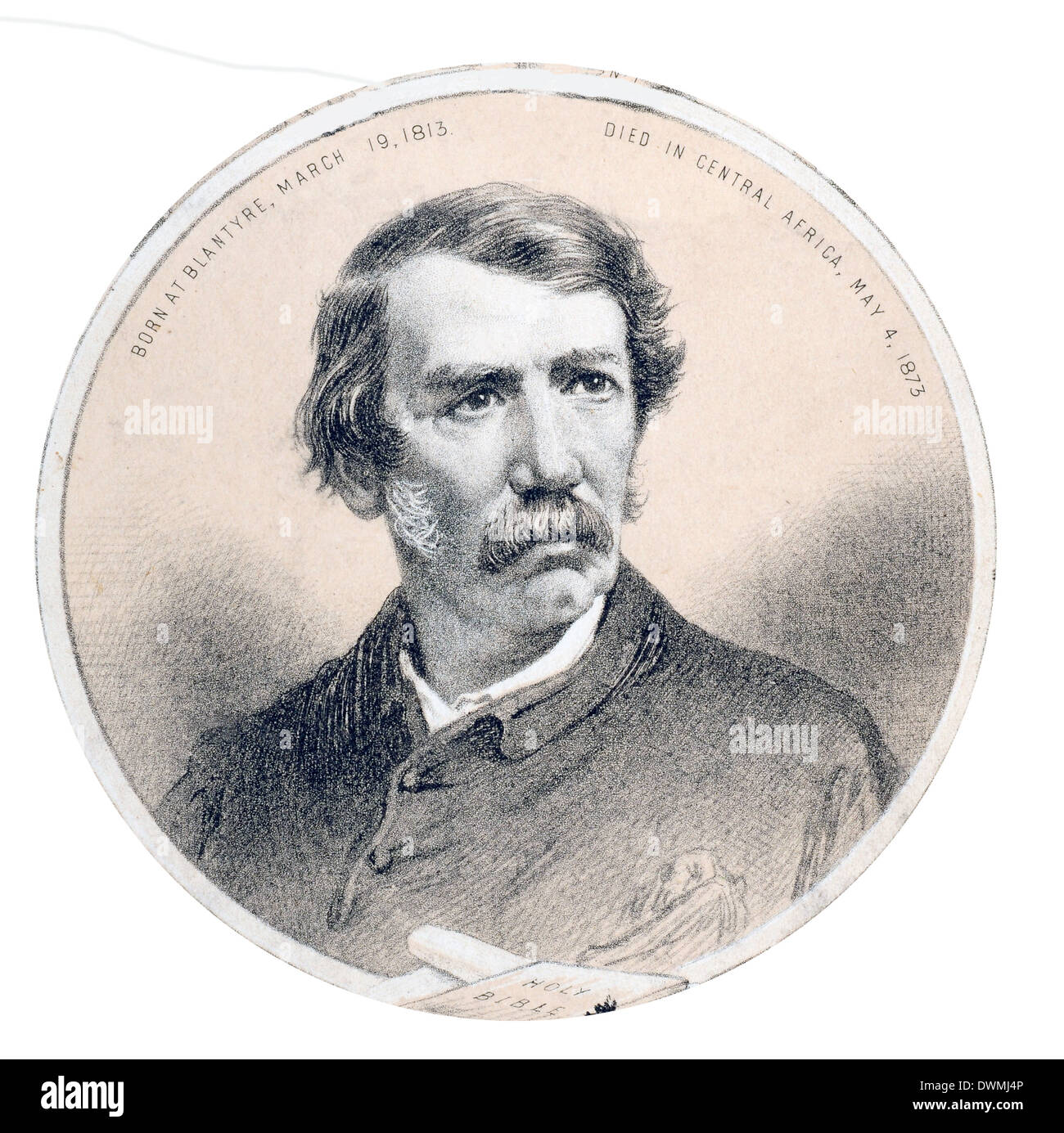 Médecin Dr David Livingstone scot congrégationalistes écossais pioneer medical London Missionary Society Afrique Explorateur Banque D'Images
