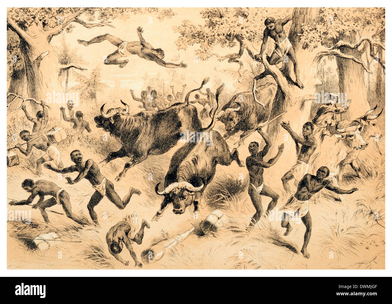 Une interruption Banque D'Images