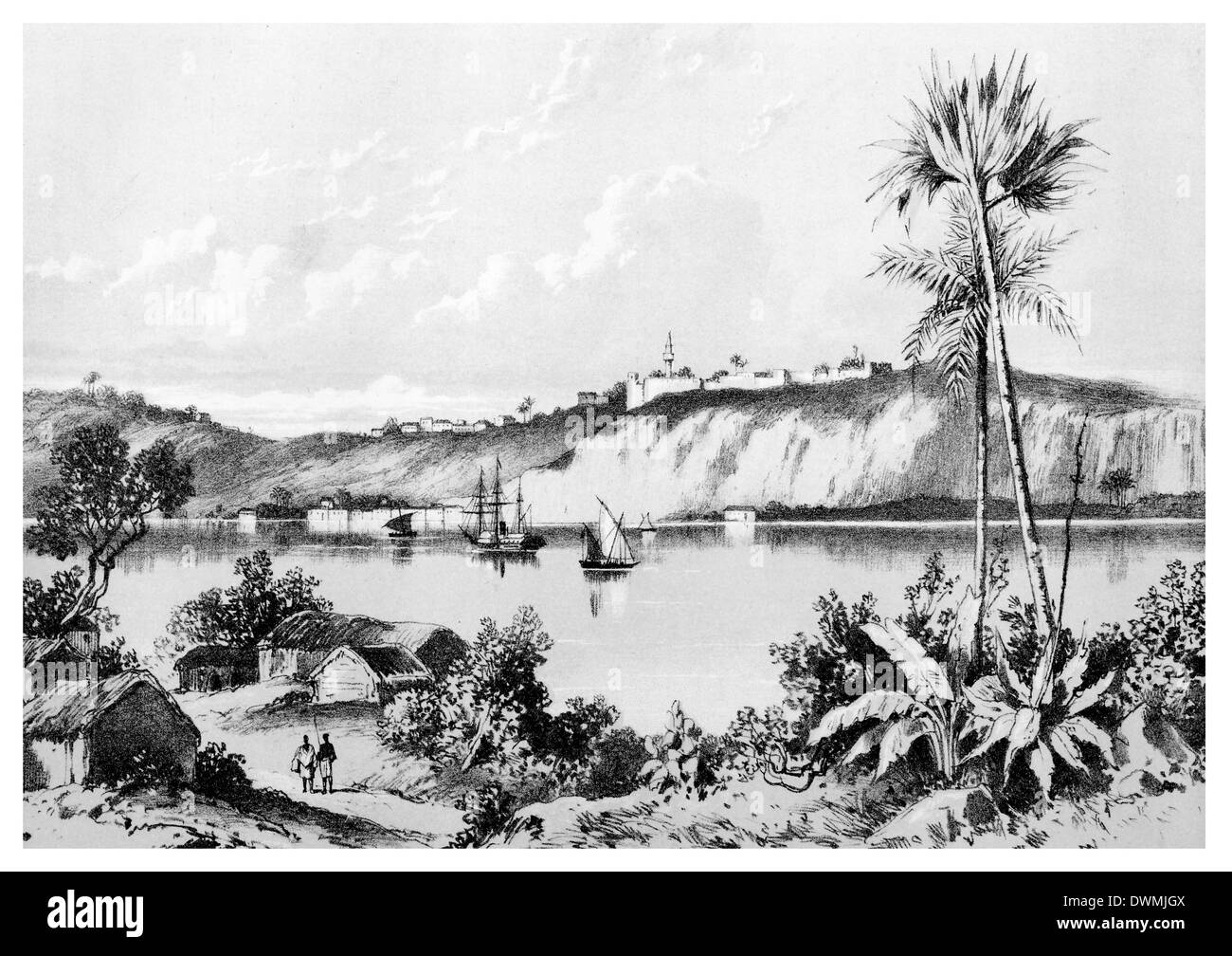 St Paul de Loanda Banque D'Images