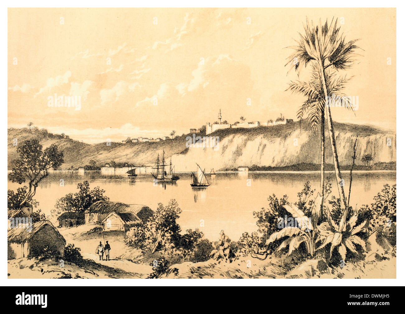 St Paul de Loanda Banque D'Images