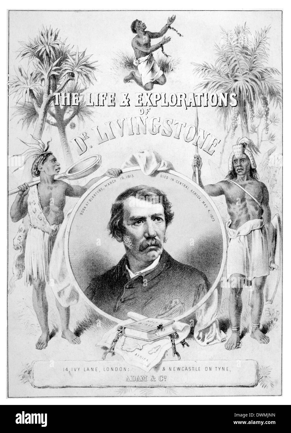 Médecin Dr David Livingstone scot congrégationaliste médecin missionnaire pionnier écossais Banque D'Images