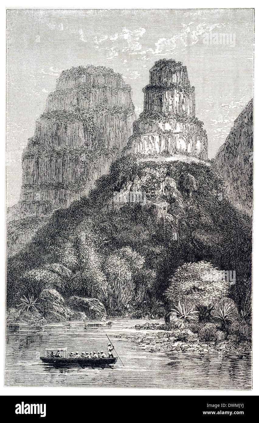 Les hauts lieux de l'esprit. Mtombwa Voir d'Mtombwa Urungu Banque D'Images