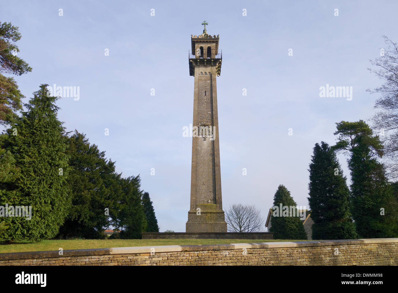 Le monument de Somerset, Cotswold Edge, Hawkesbury Upton, South Gloucestershire, Angleterre Banque D'Images