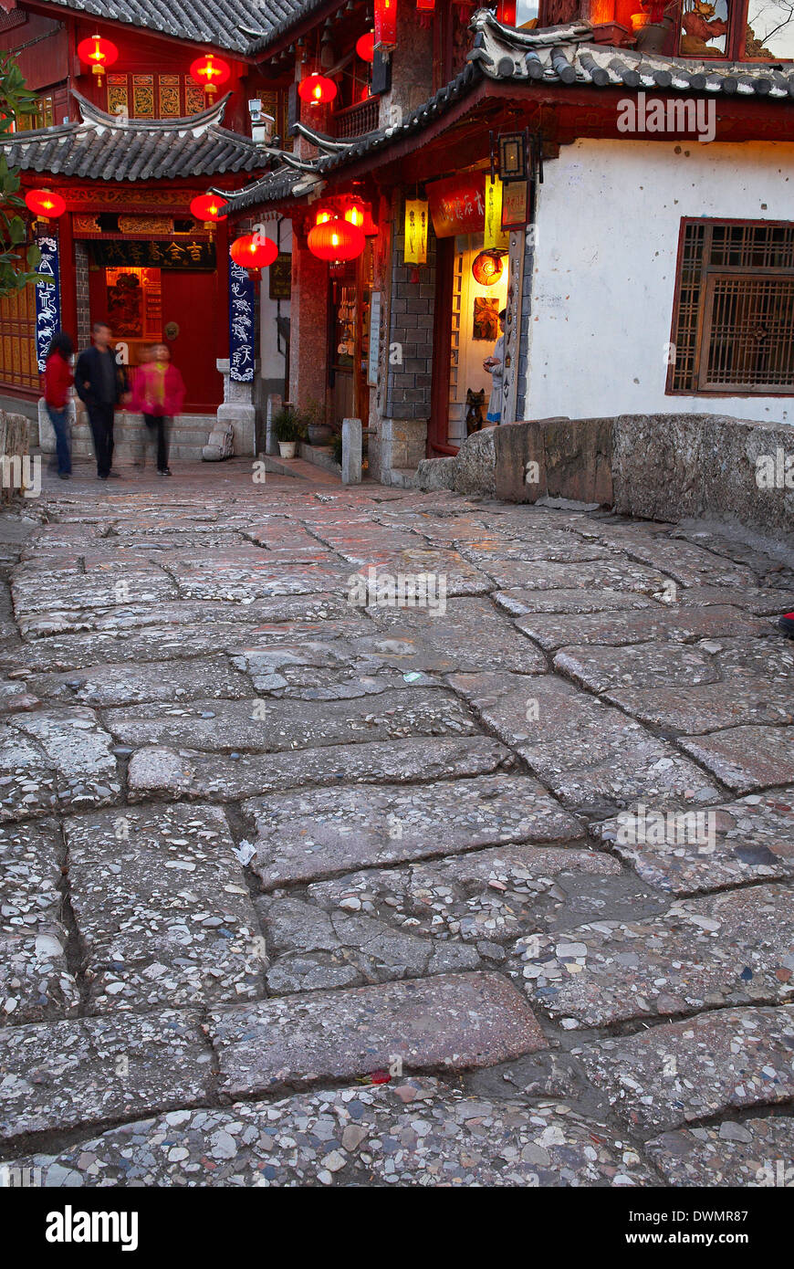 Ville de Lijiang, Site du patrimoine mondial de l'UNESCO, Yunnan, Chine, Asie Banque D'Images