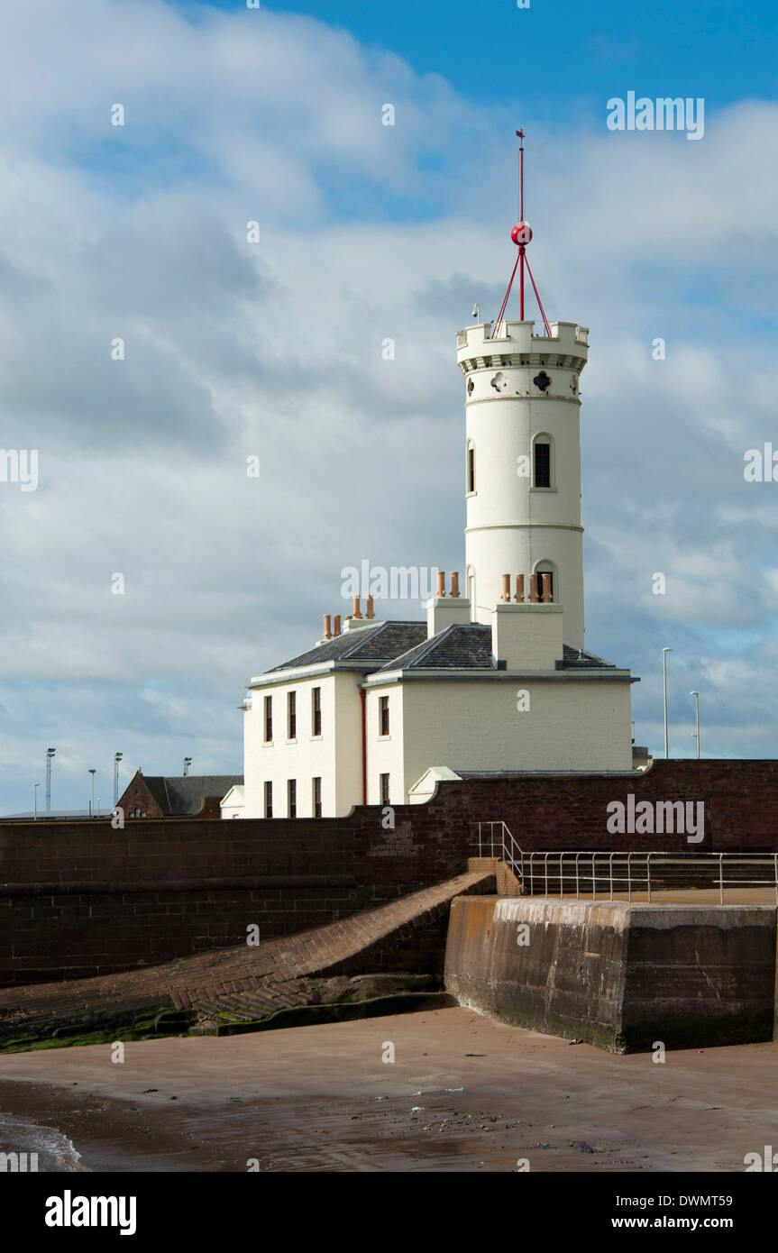 Phare, Arbroath Banque D'Images