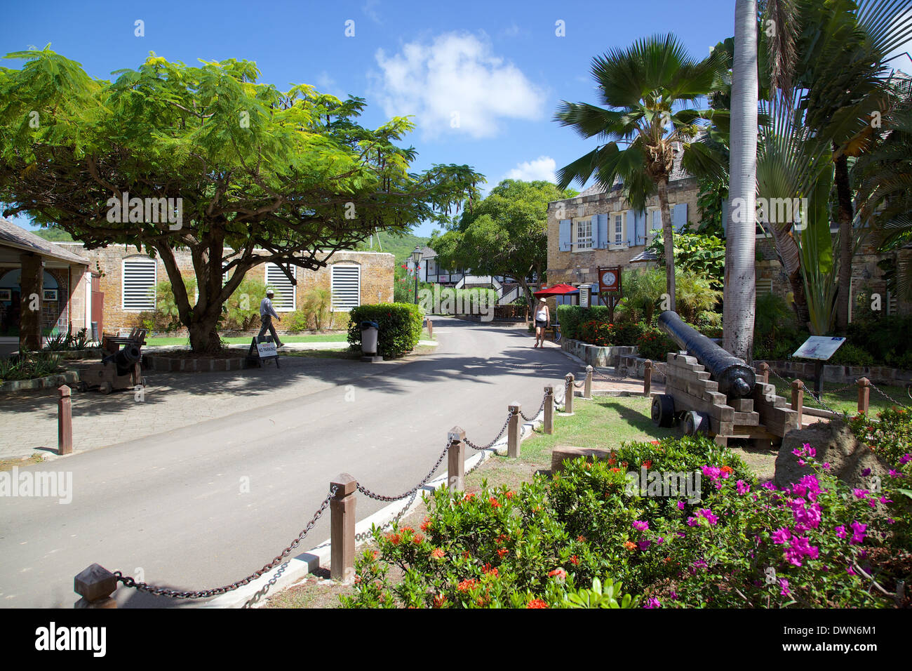 Nelson's Dockyard, Antigua, Iles sous le vent, Antilles, Caraïbes, Amérique Centrale Banque D'Images