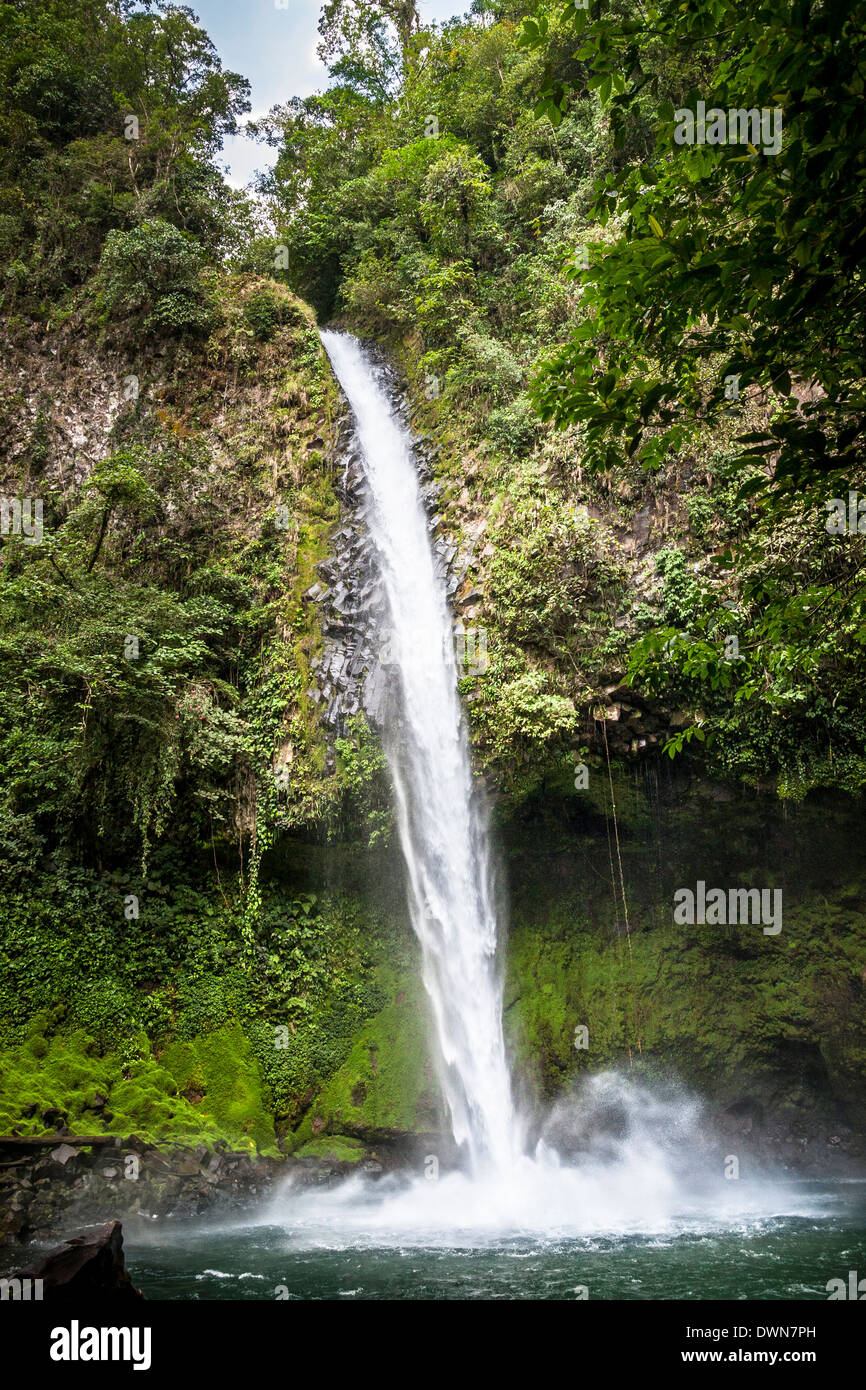 Chutes La Fortuna, Costa Rica Banque D'Images