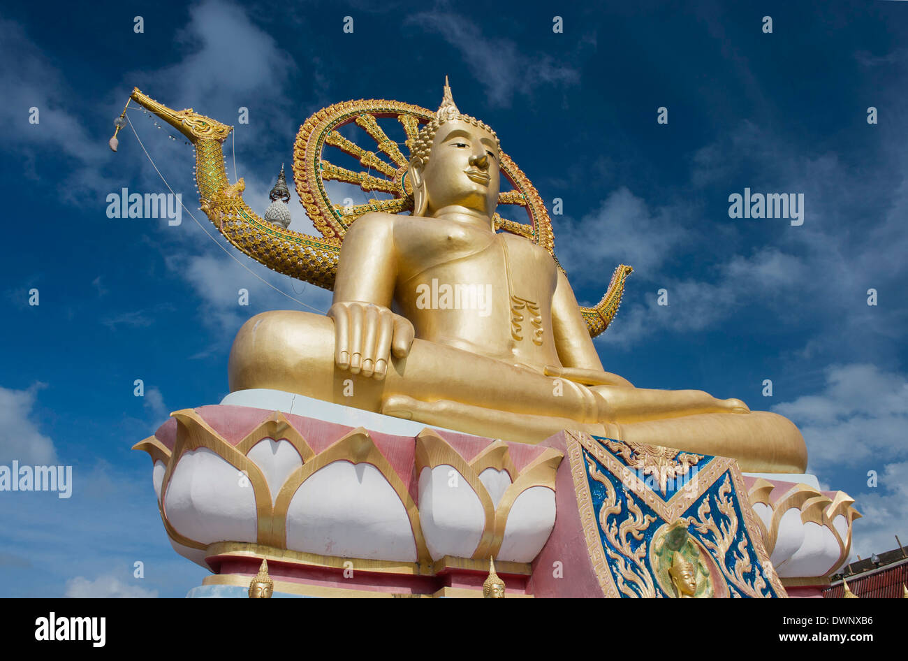 Statue du Grand Bouddha, Big Buddha Temple, Ko Samui, Thaïlande Banque D'Images
