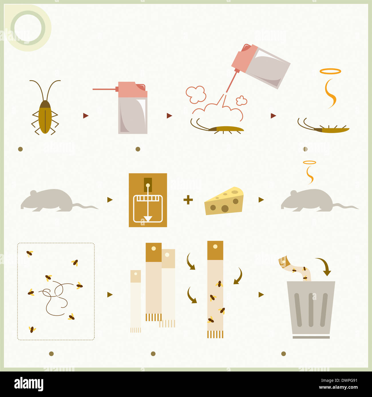 Illustration de graphiques Transformation Banque D'Images