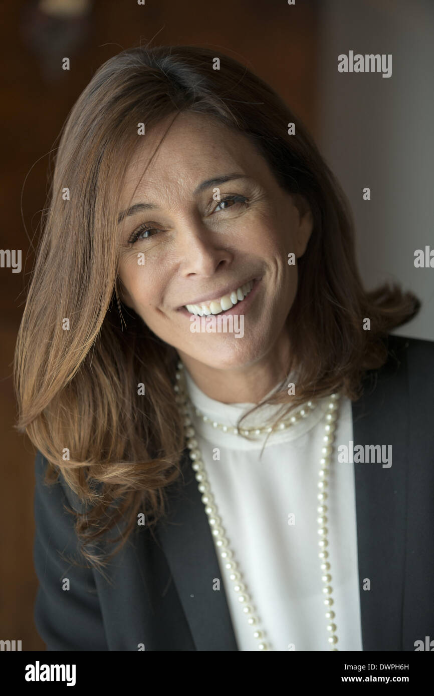 Madrid, Espagne. Mar 11, 2014. L'actrice espagnole Lydia Bosch lors d'une séance de photos au cours de la présentation de son dernier travail pour la télévision.Photo : Oscar Gonzalez/NurPhoto NurPhoto © Oscar Gonzalez//ZUMAPRESS.com/Alamy Live News Banque D'Images