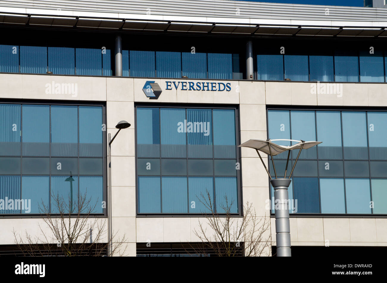 Les bureaux d'Avocats Eversheds, Callaghan Square, Cardiff, Pays de Galles. Banque D'Images