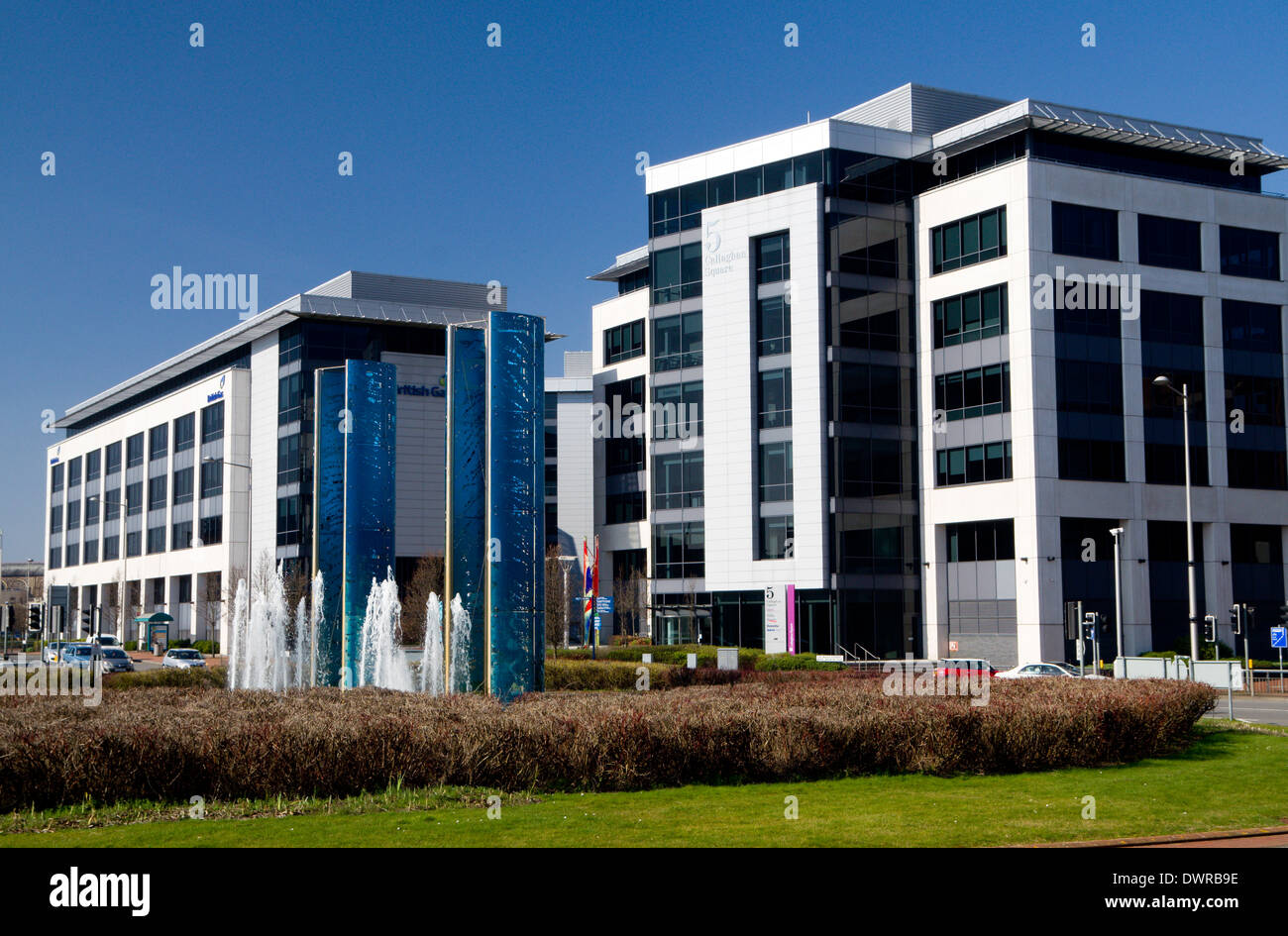 Office de British Gas, Callaghan Square, Cardiff, Pays de Galles. Banque D'Images