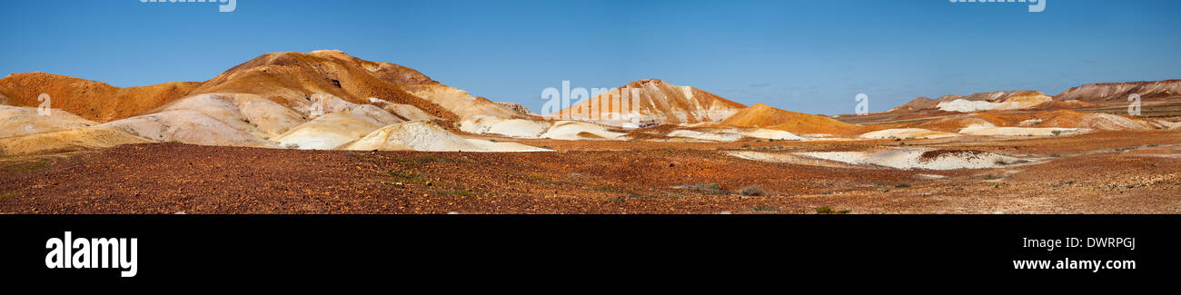 Les badlands en Australie Centrale près d'une ville de Coober Pedy. Mad Max a été tourné ici Banque D'Images